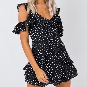 Princess Polly midnight mini dress in black